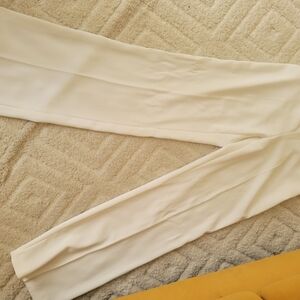 Zara White Wide Leg Women's Pants